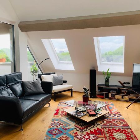 Апартаменты Exklusives Penthouse Im Ehemaligen Bunker Ганновер Экстерьер фото